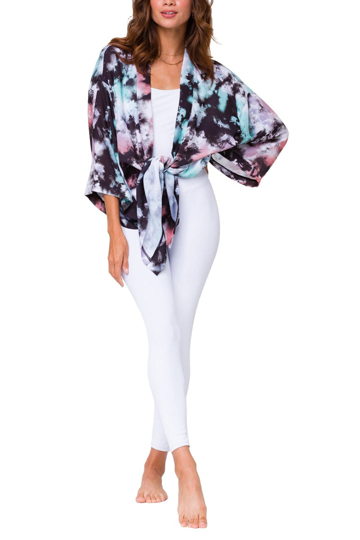 Onzie Flow Freedom Kimono 3807 - True Romance - Front Full View