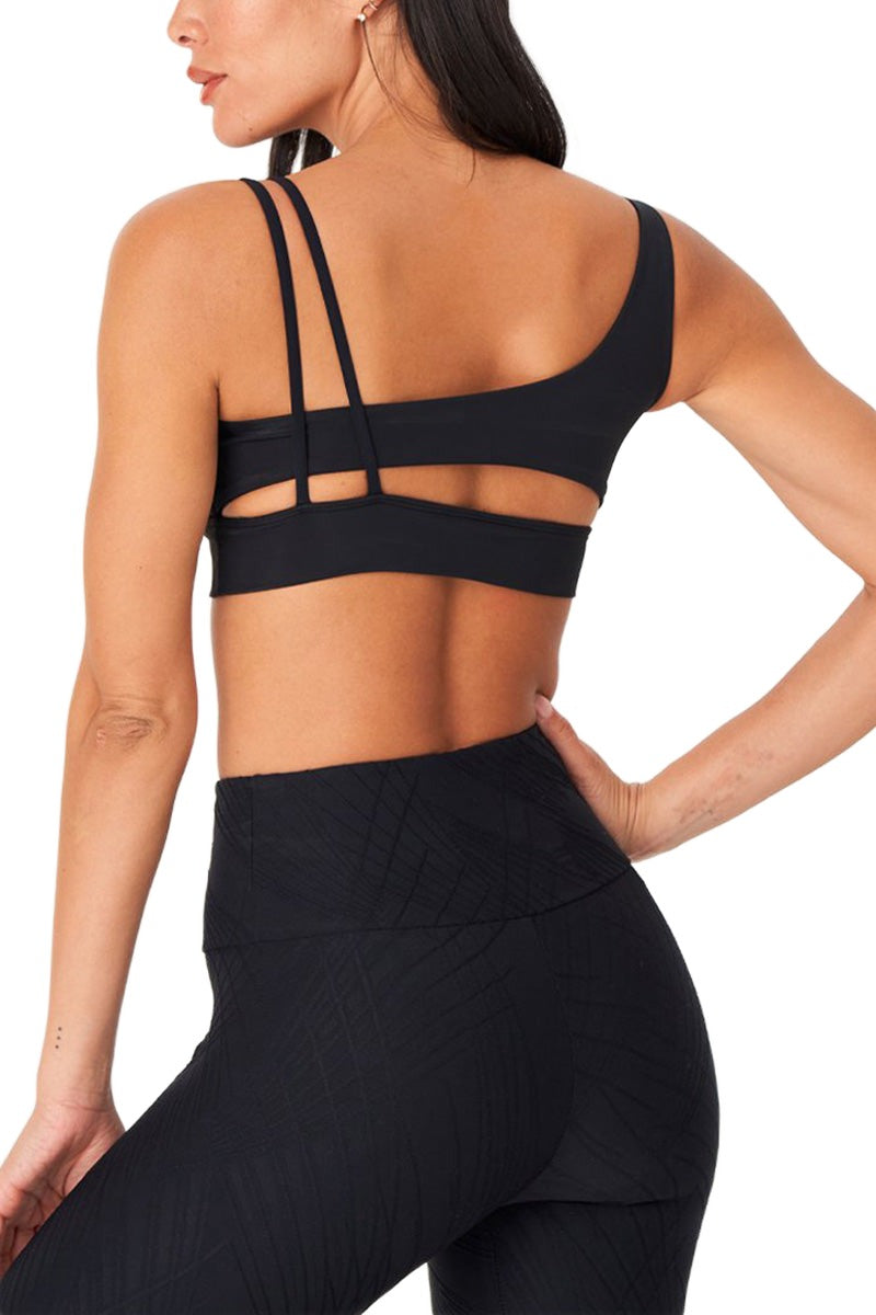 Onzie Flow Ride Bra 3810 - Black - Side View