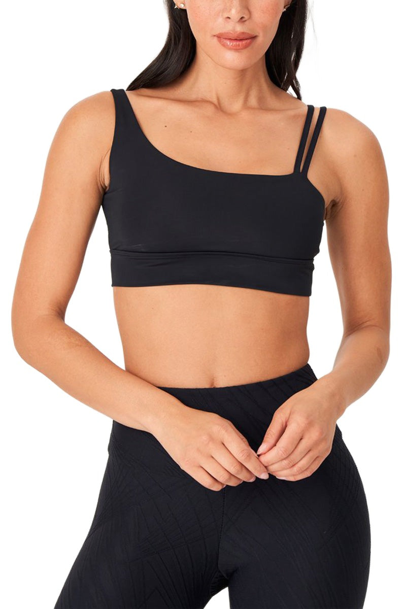 Onzie Flow Ride Bra 3810 - Black - Front View