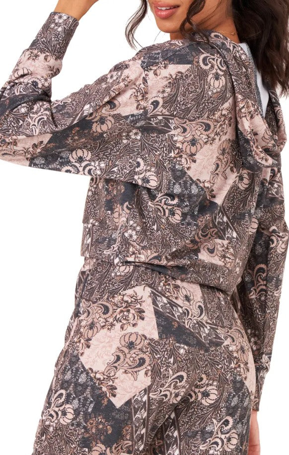 Onzie Flow Weekend French Terry Crop Hoodie 3815