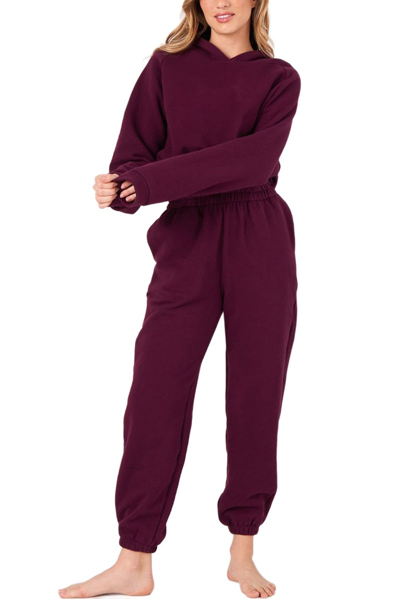 Onzie Flow Cinch Crop Hoodie 3816 - Fig