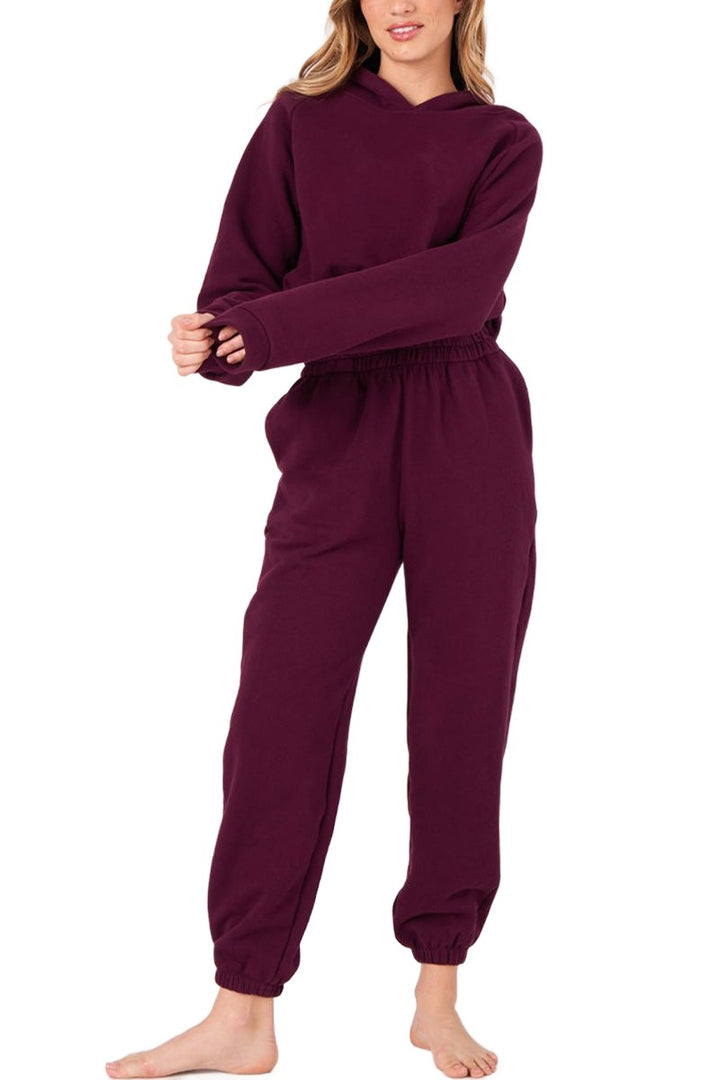 Onzie Flow Cinch Crop Hoodie 3816 - Fig