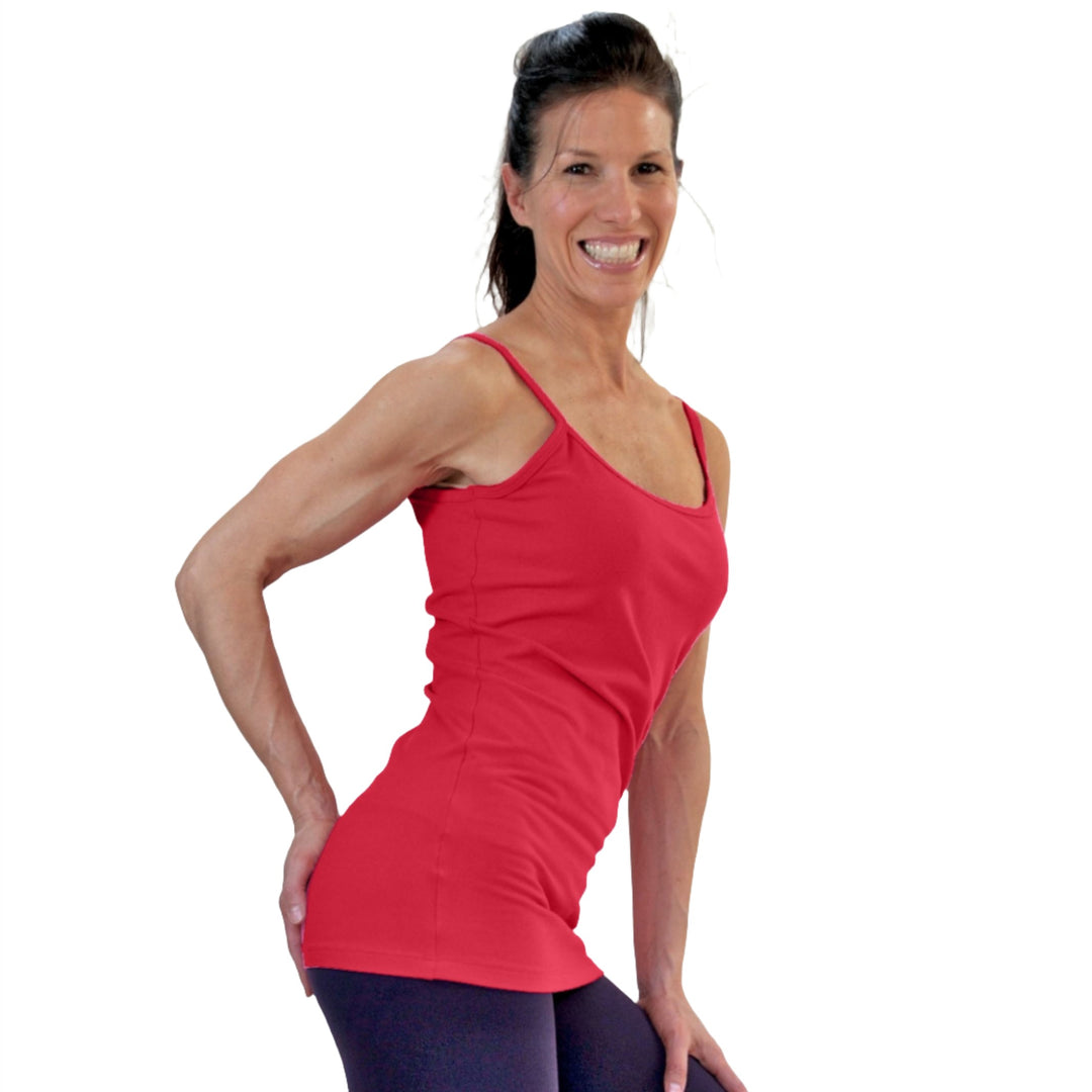  One Step Ahead Strappy Cami 2013 - Poinsettia - side view