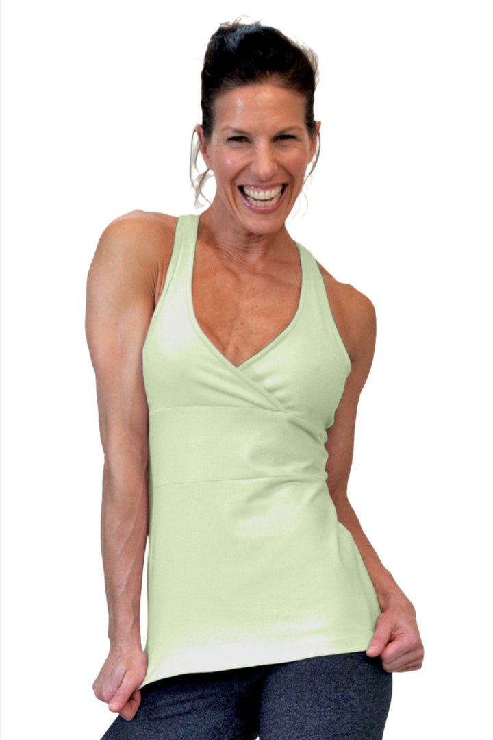 One Step Ahead Cross Padded Long Top 2011 - Melon - front view