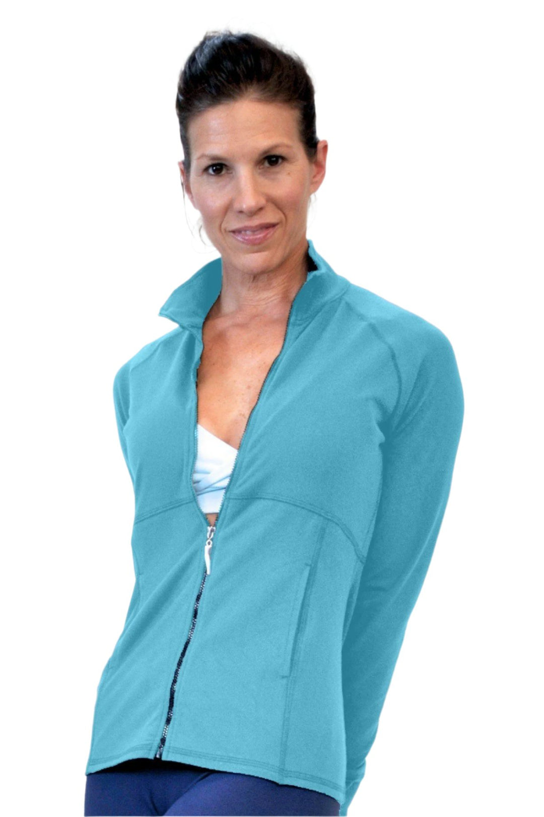 Osheka Empire Zip Jacket 2104 formally One Step Ahead - Endevour Blue  - front view