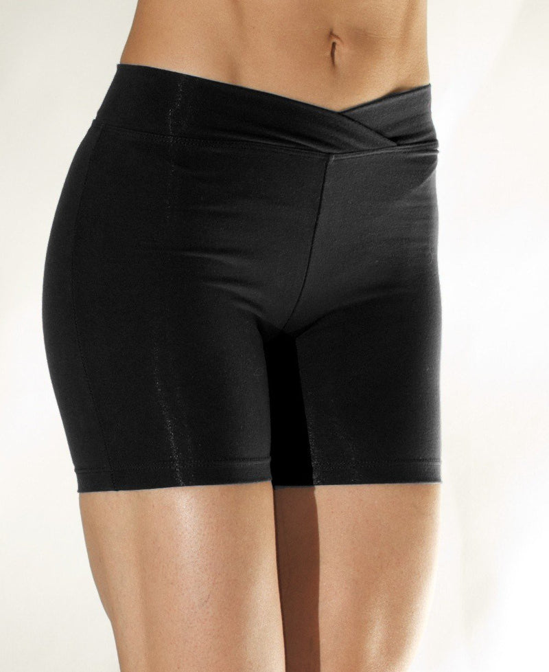 One Step Ahead V Front Shorts 208V - black - front view 