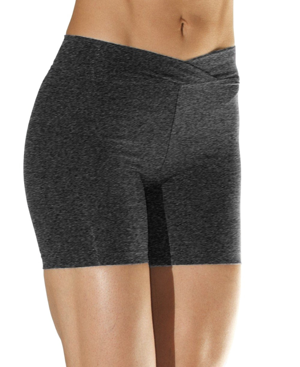 One Step Ahead V Front Shorts 208V - charcoal - front view 