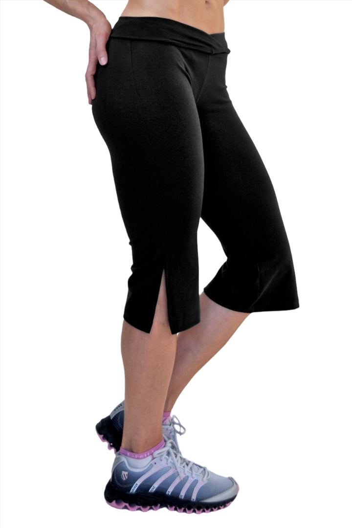 One Step Ahead Loose V-Front Capri 295 - Black - side view