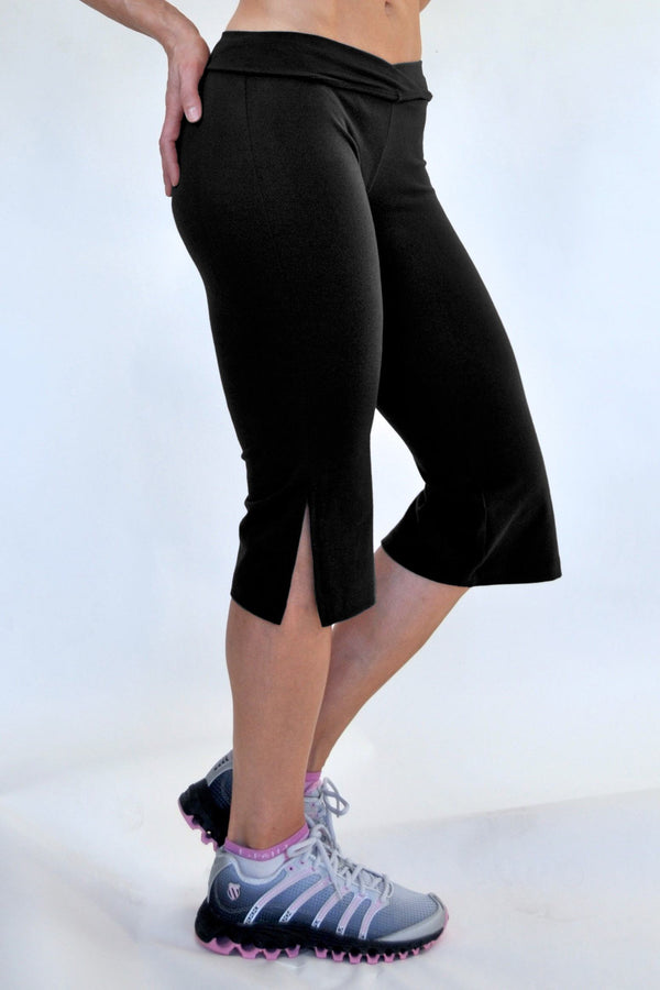 One Step Ahead Loose V-Front Capri 295 - Black - side view