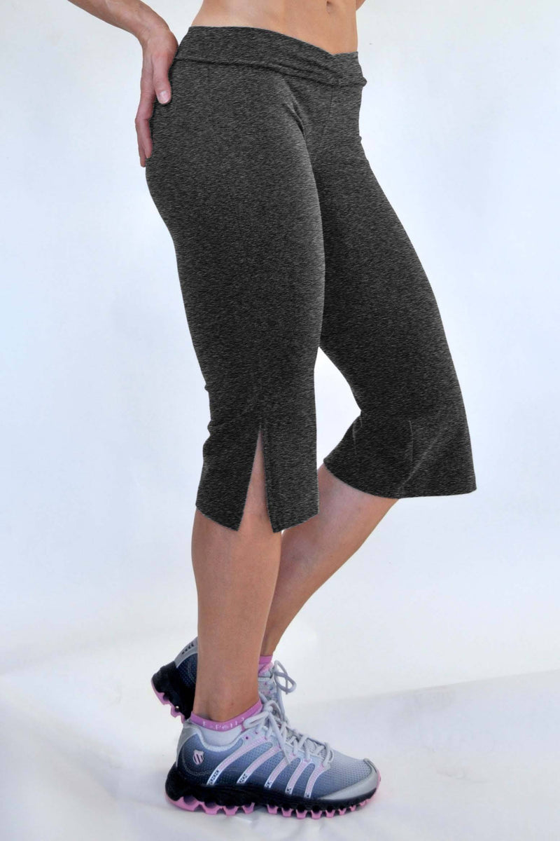 One Step Ahead Loose V-Front Capri 295 -  Charcoal - side view
