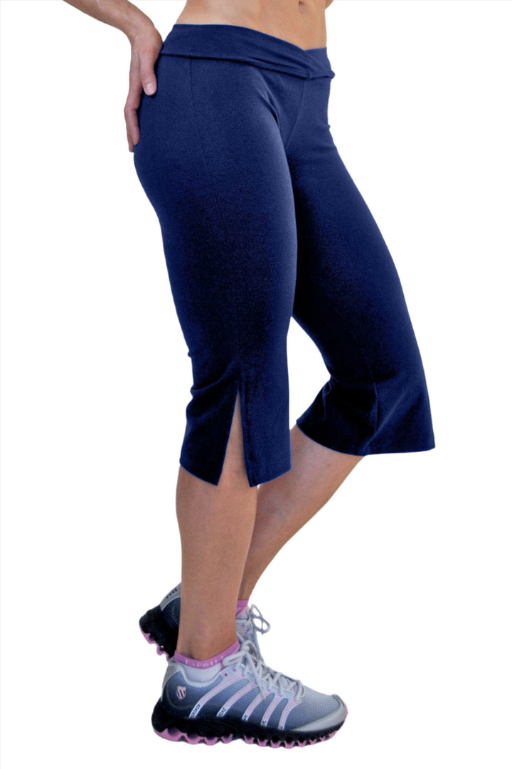 One Step Ahead Loose V-Front Capri 295 - Navy  - side view