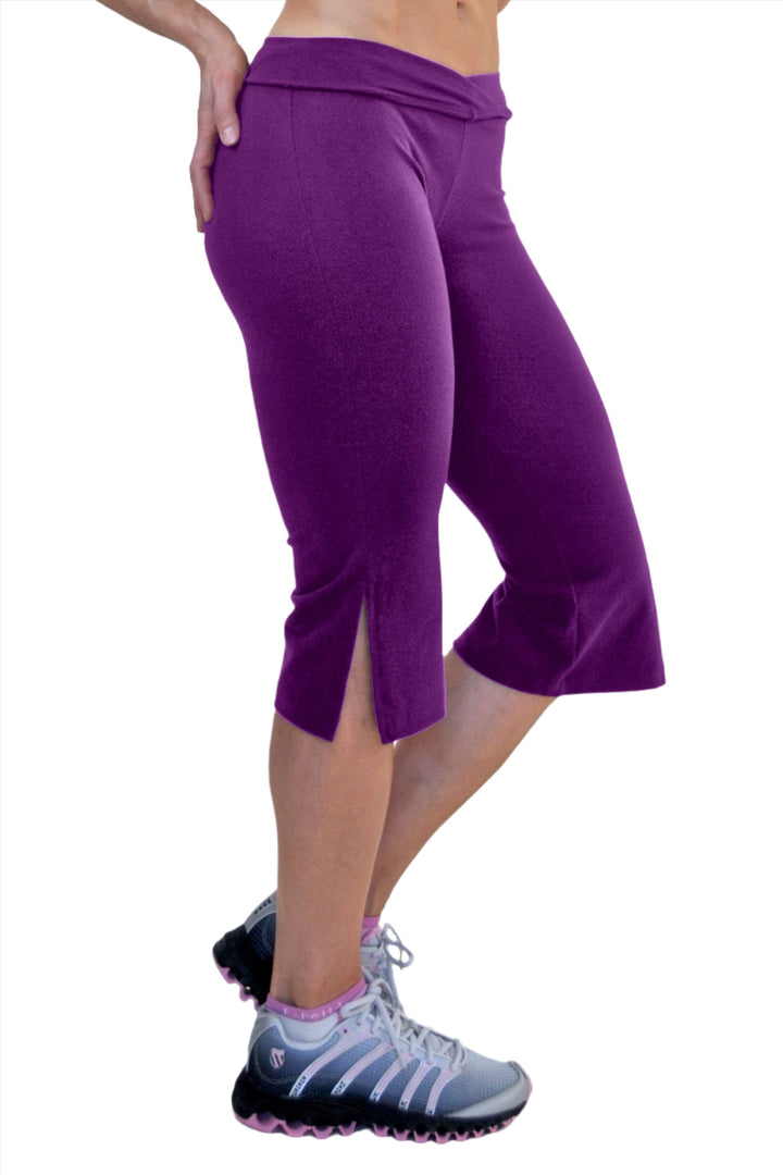 One Step Ahead Loose V-Front Capri 295 - wine  - side view