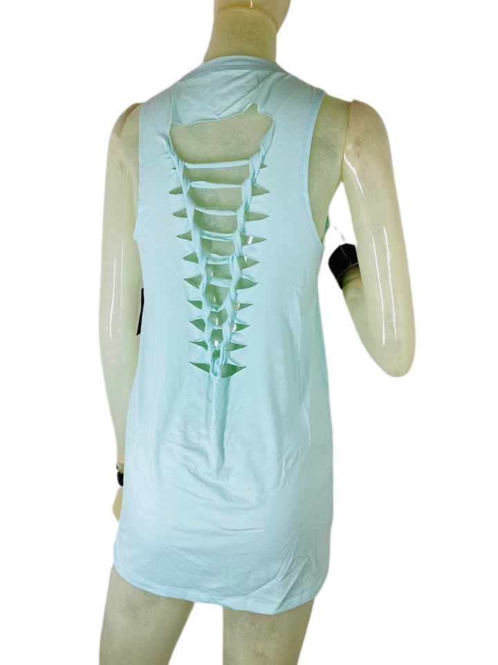 Onzie Flow Braided Tank 3094 one size - Mint - rear view