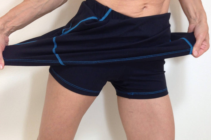 One Step Ahead Skort 20186 - Black/Turquoise - front alt view