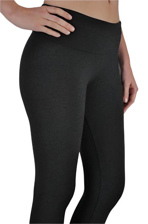 T-Party Roll Down Waist Legging CJ71163 - Black - side view