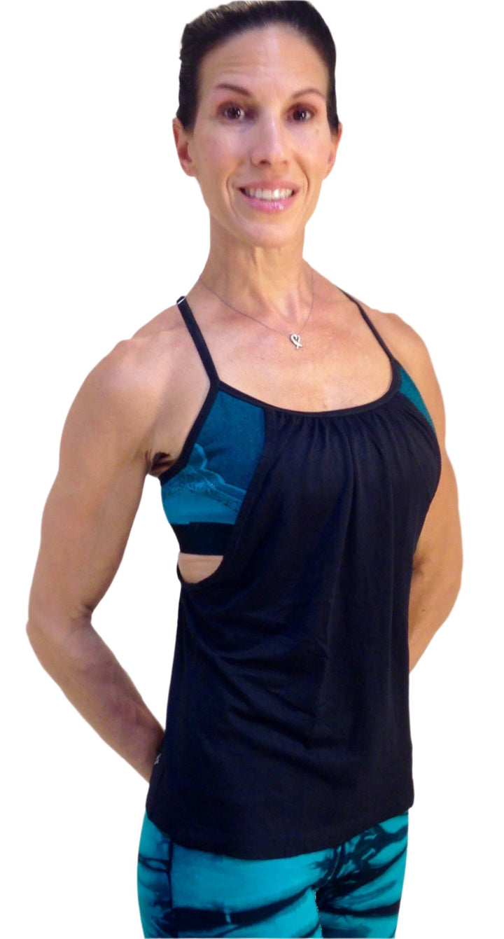 NUX USA Tranquility Cami C654 - Blue  - front  view
