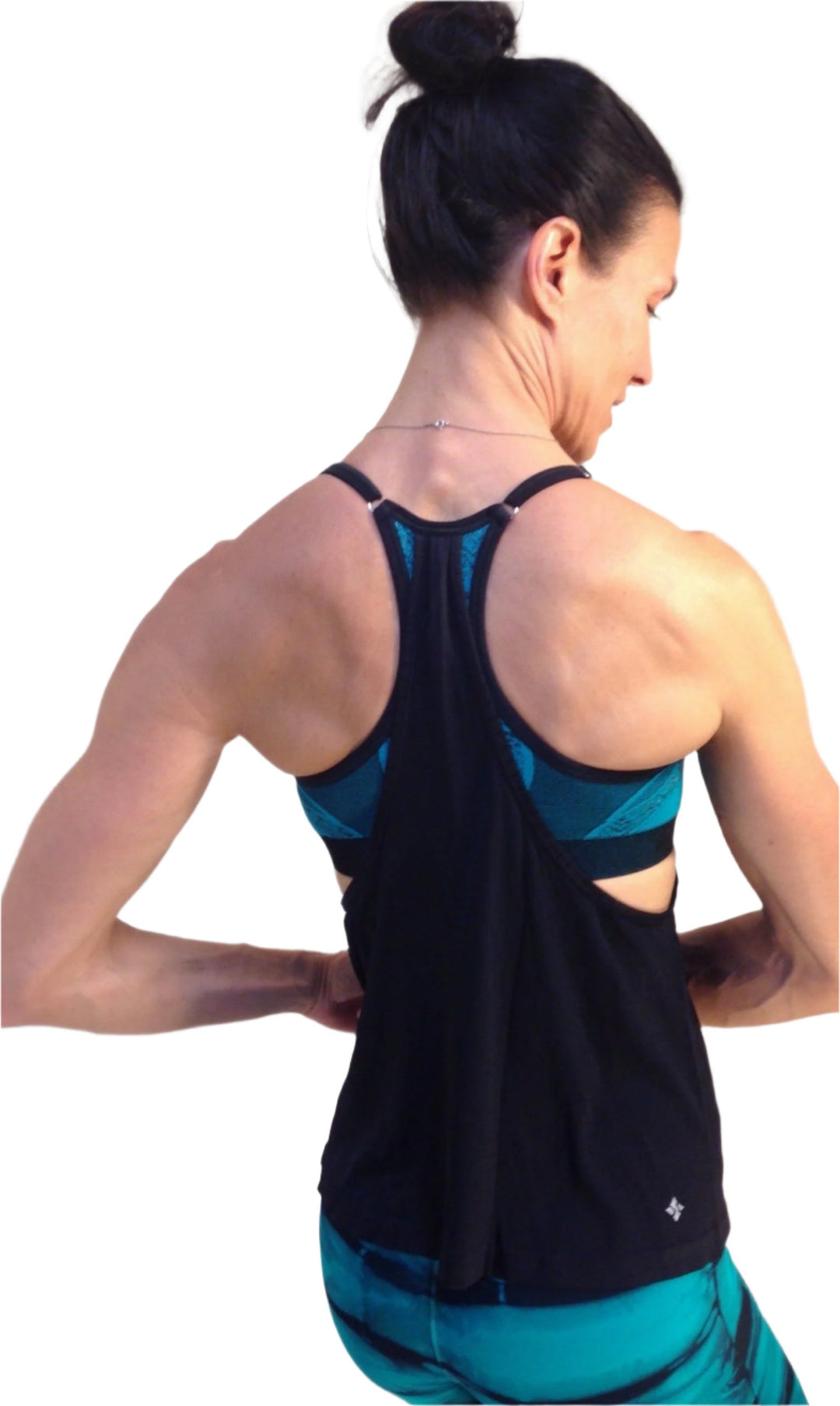 NUX USA Tranquility Cami C654 - Blue  - rear view