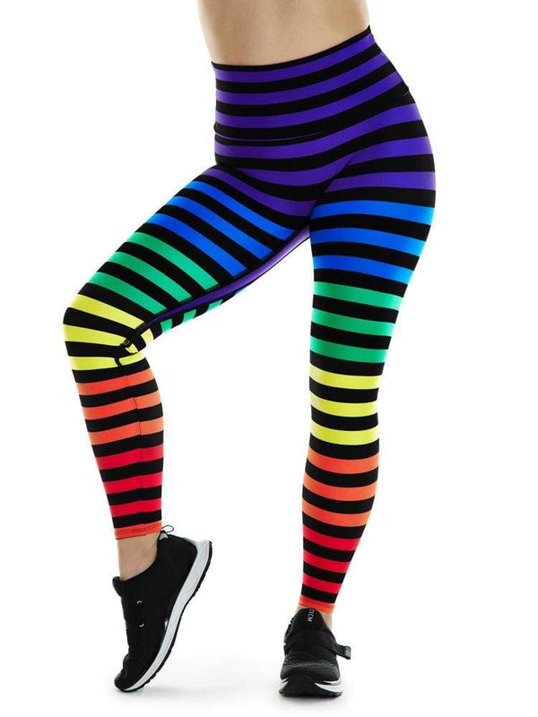 K-DEER, Pants & Jumpsuits, Kdeer Caroline Striped Yoga Leggings