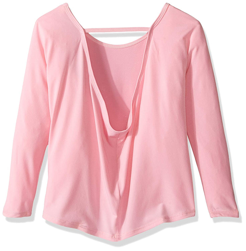 Onzie Youth Scoop Back Top 831 - Pink - close view 