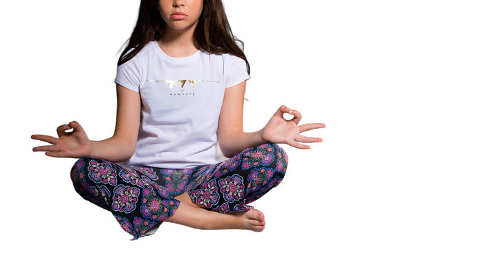 Onzie Youth Bell Bottom 857 - Fiesta - siting view