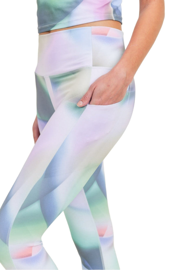 Mono B Ombre Kaleidoscope Legging APH3074-2 - close view