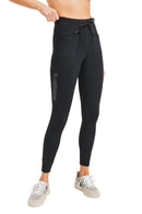 Mono B Utility Leggings APH3153 - Black - front alt view