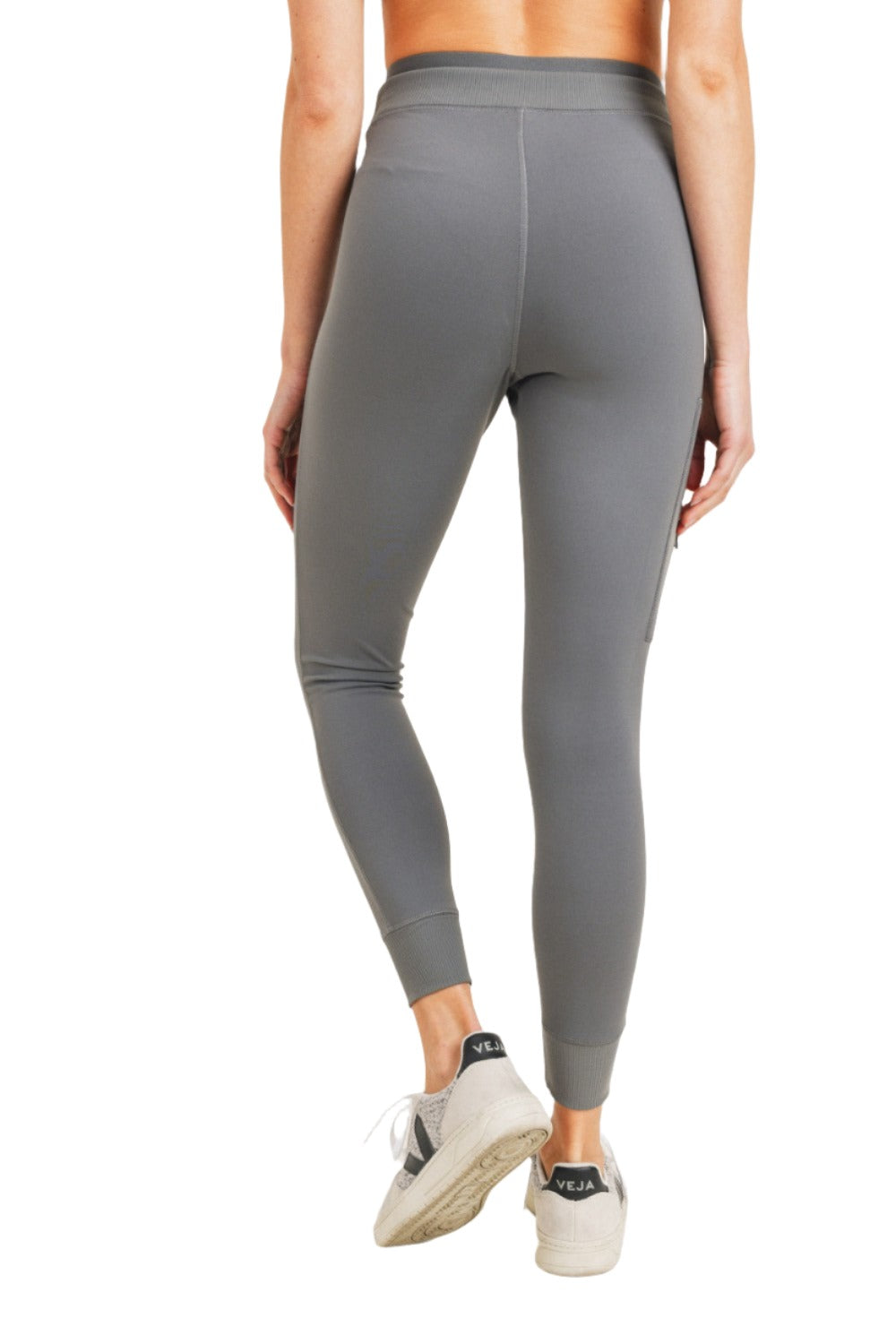 Mono B Utility Leggings APH3153 - Smoked Pearl - rear alt view