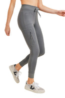 Mono B Utility Leggings APH3153 - Smoked Pearl - side view