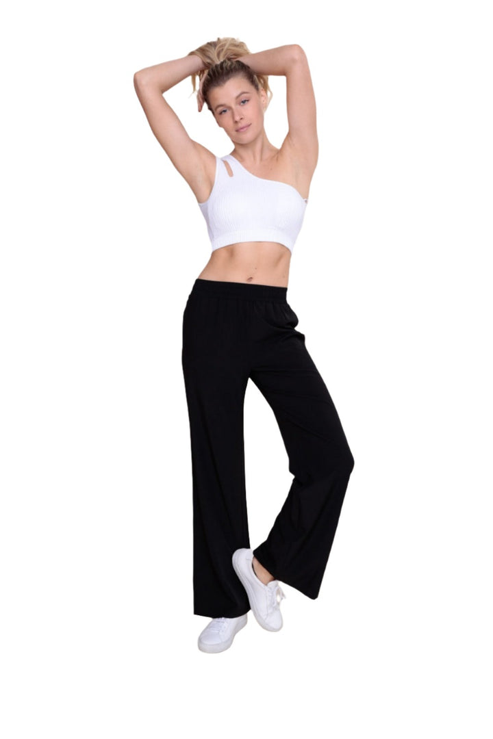 Mono B Seamless Double One Strap Bra AT-B0477 - White - Front Full View