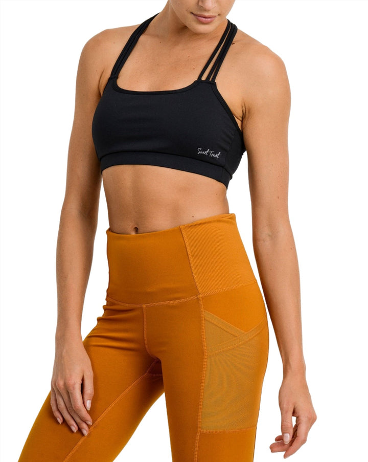 Mono B Dragon Braid Straps Racerback Bra AT2014 - front view