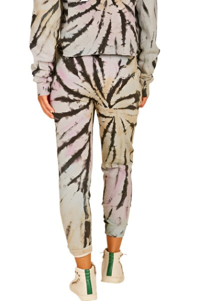 Vintage Havana Grunge Tie Dye Jogger B8902 - rear view