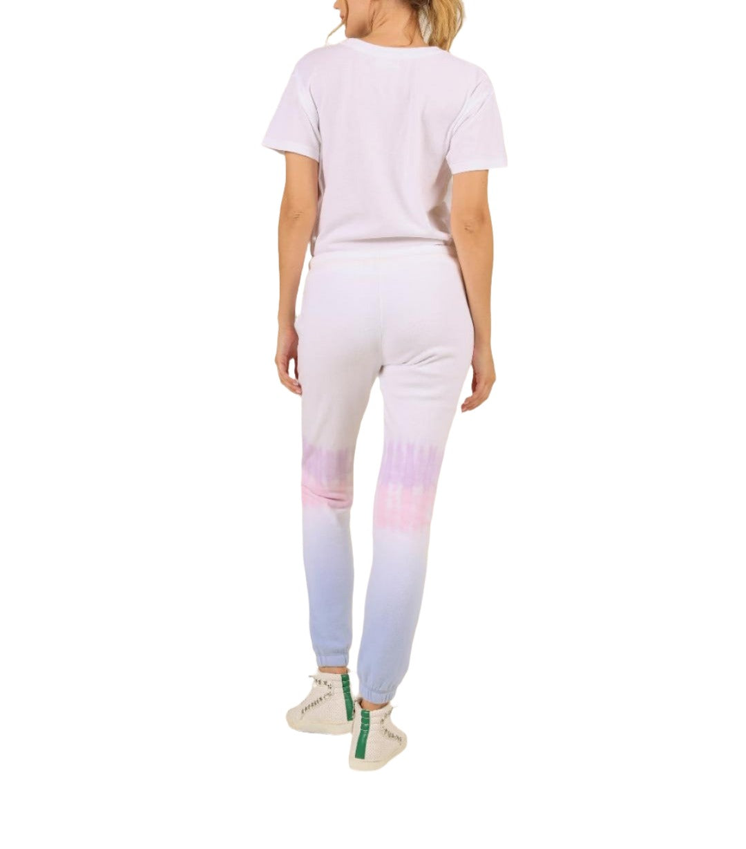 Vintage Havana/Ocean Drive Multi Dip Dye Burnout Jogger B9112 - Multi Dip Dye - rear alt view