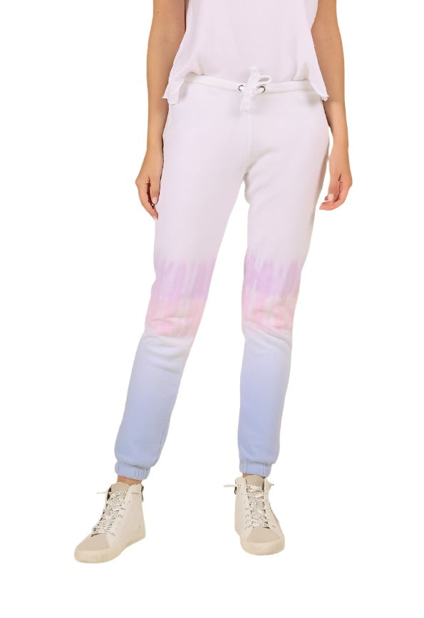 Vintage Havana/Ocean Drive Multi Dip Dye Burnout Jogger B9112 - Multi Dip Dye - front view