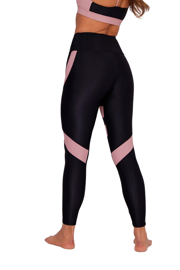 Onzie Flow Cadence Legging 2274 - Antique Rose Combo