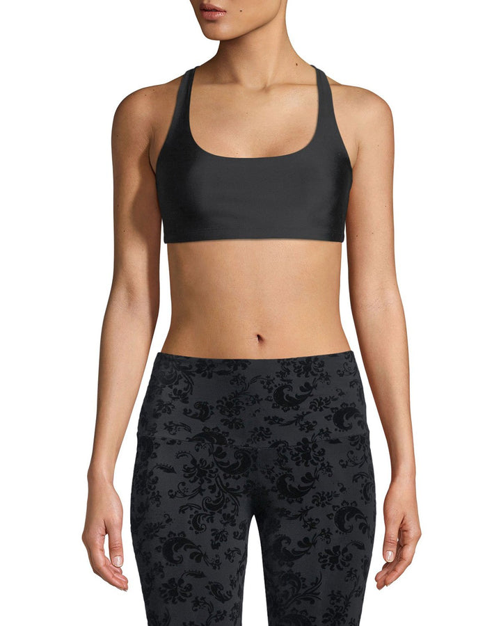 Onzie Hot Yoga Chic Bra 354 - Black - front view