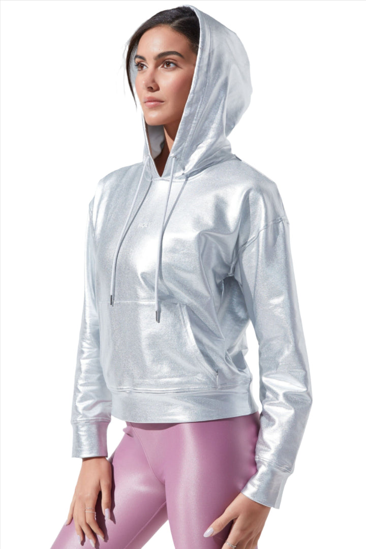 FINAL SALE! Noli Chrome Hoodi - Chrome - Side View