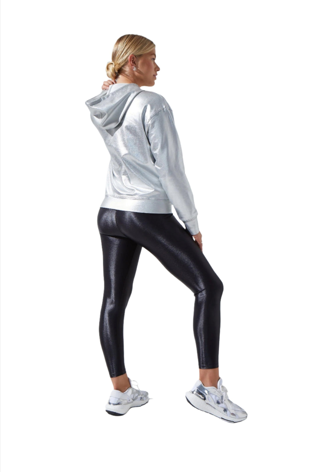 FINAL SALE! Noli Chrome Hoodi - Chrome - Side Full View