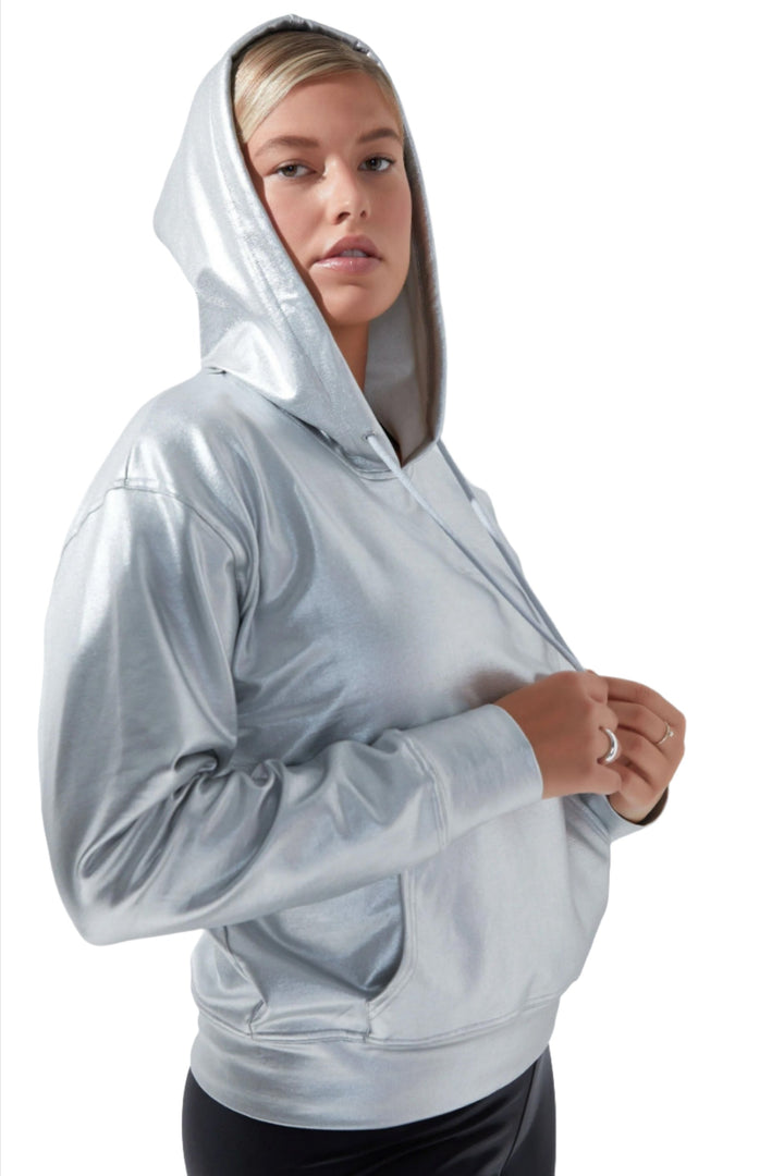 FINAL SALE! Noli Chrome Hoodi - Chrome - Side View