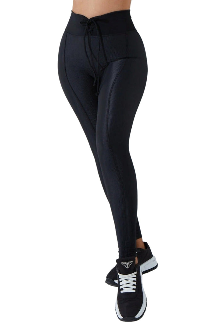 FINAL SALE! Noli Courtside Legging - Black - Front View