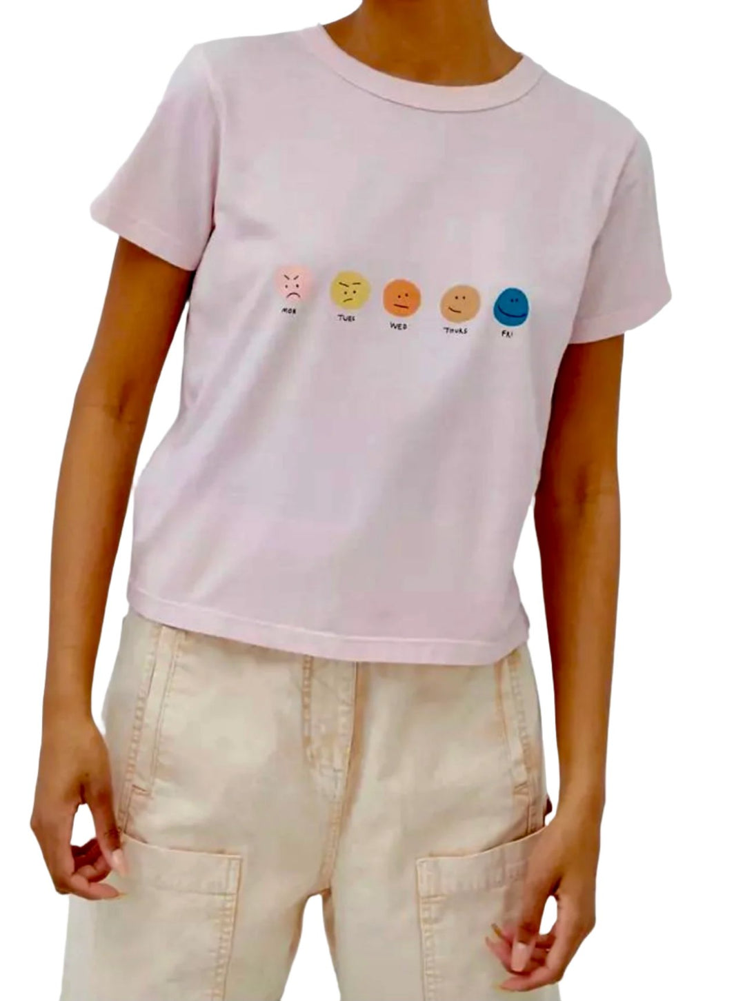 TMD Emoji Tee - Pink - front alt view 1
