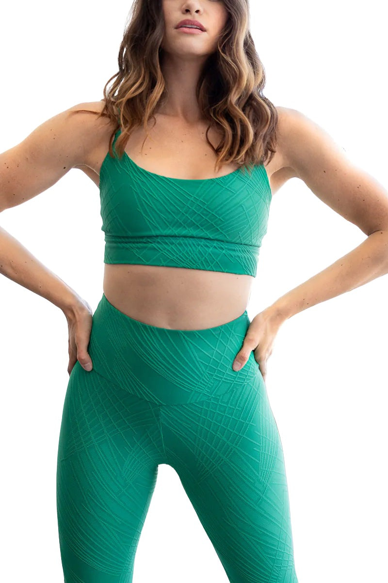 Onzie Flow Bra 3821 - Forest Selenite - Rare View