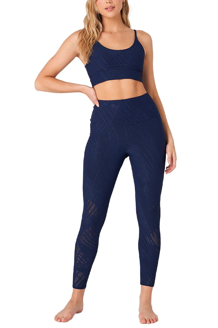 Onzie Flow Bra 3821 - Navy Selenite - Front View