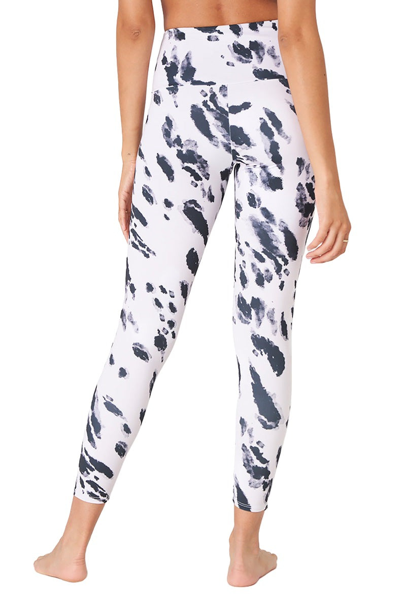 Onzie Flow Highrise Basic Midi 2029 and Plus - Calico - Back View