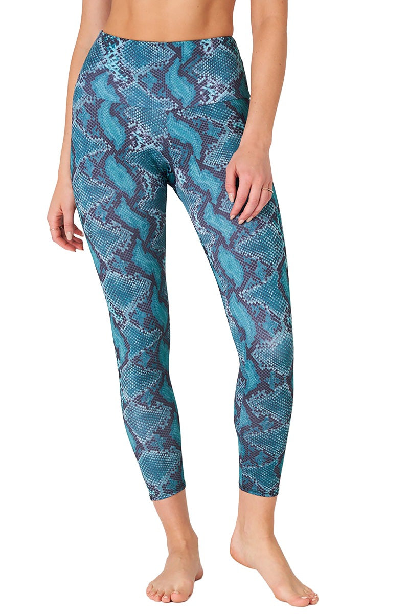 Onzie Flow Highrise Basic Midi 2029 - Emerald viper - Front View