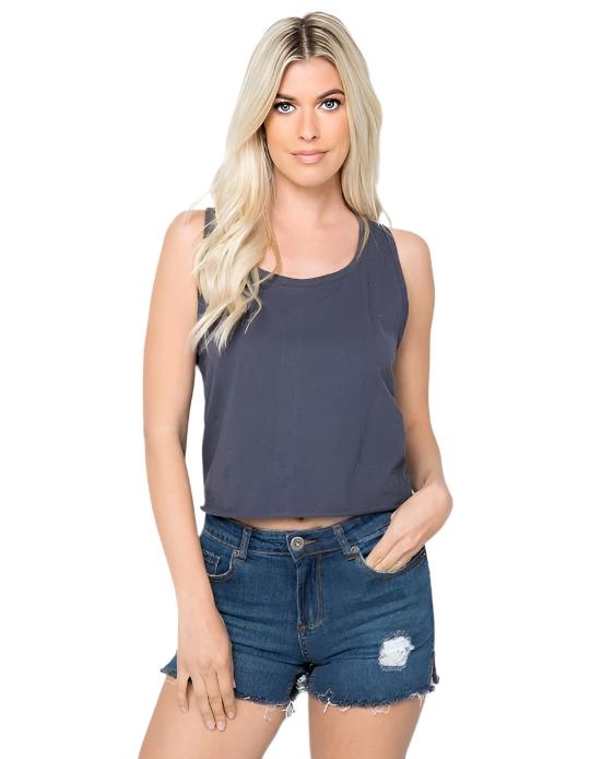 Kathmandu Criss Cross Lace Back Top KT1286 - Front View