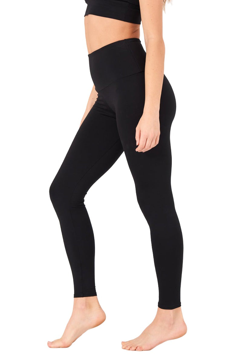 Onzie Luxe Legging 2269 - Black - Side View