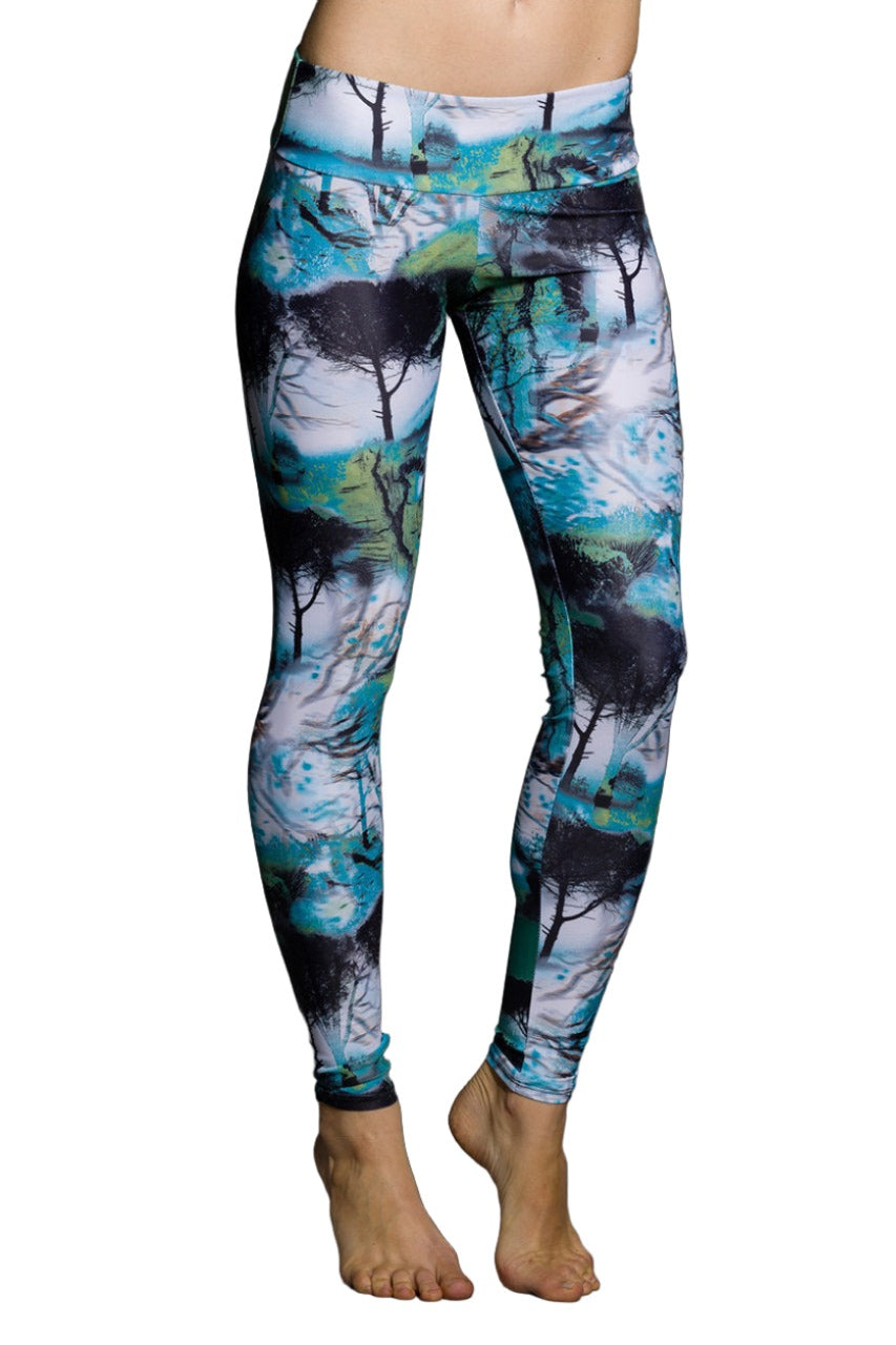 Onzie Hot Yoga Leggings 209 - Twilight - front view