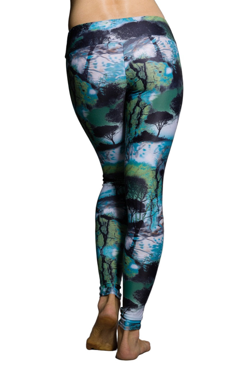 Onzie Hot Yoga Leggings 209 - Twilight - rear view