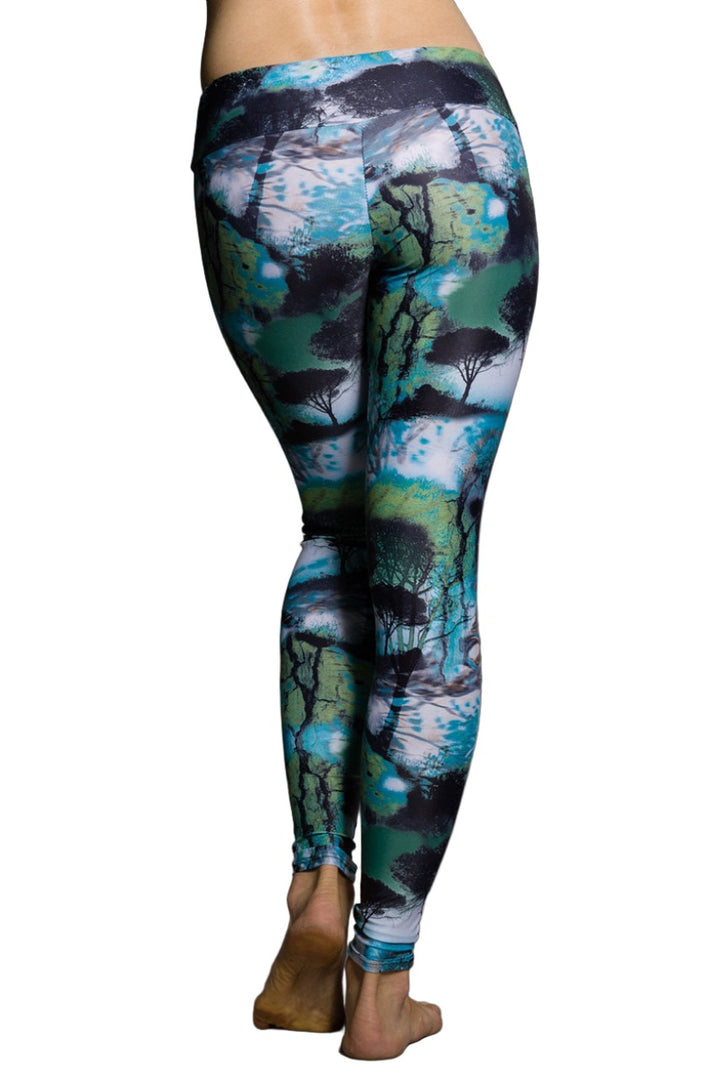 Onzie Hot Yoga Leggings 209 - Twilight - rear view