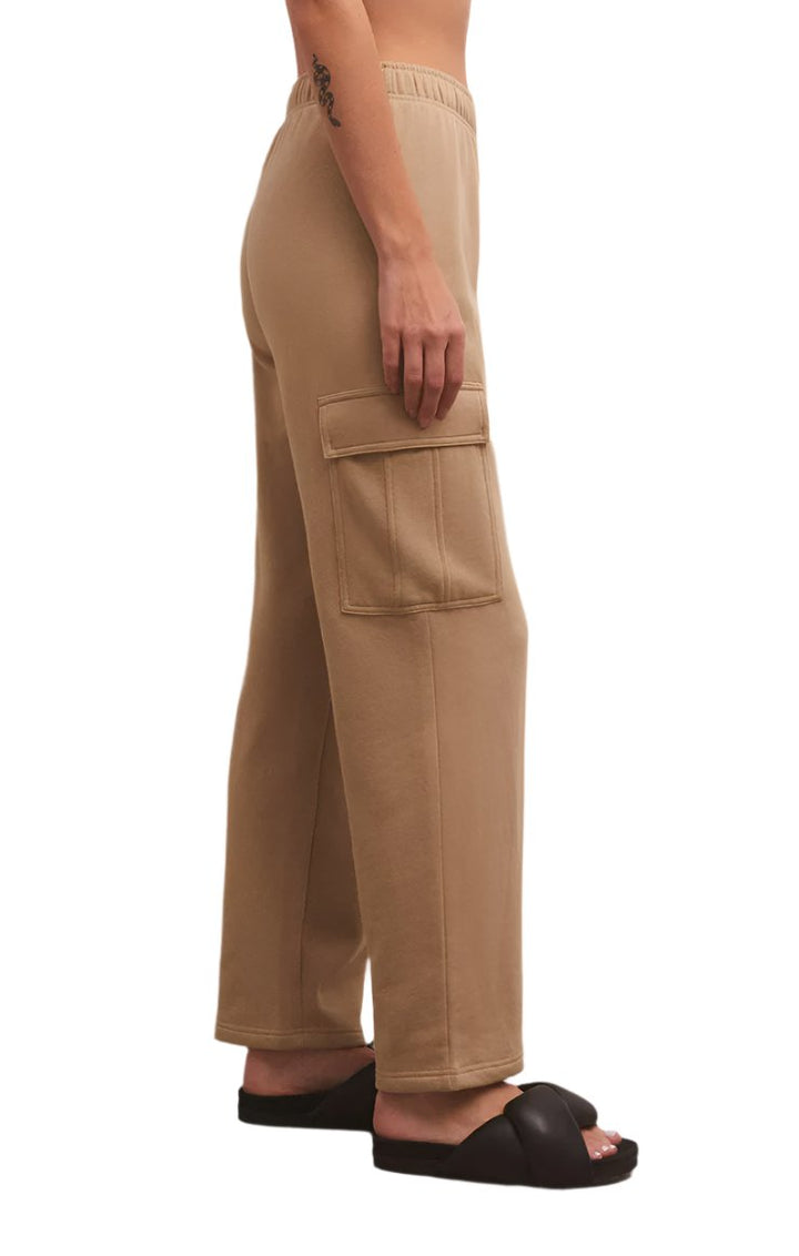 Z Supply McKenna Cargo Pant - Driftwood - Side View